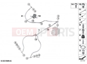 BMW Motorrad BMW 2025 R models R 12 nineT A2 (0N11) Brake line front