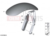 BMW Motorrad BMW 2025 R models R 12 nineT A2 (0N11) Front-wheel cover