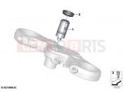 BMW Motorrad BMW 2025 R models R 12 nineT A2 (0N11) Steering lock