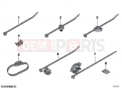 BMW Motorrad BMW 2025 R models R 12 nineT A2 (0N11) Cable tie, cable tie with holder