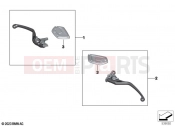 BMW Motorrad BMW 2025 R models R 12 nineT A2 (0N11) Retrofitting, hand lever, Option 719