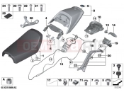 BMW Motorrad BMW 2025 R models R 12 nineT A2 (0N11) Retrofitting, rear end trim, Tracker