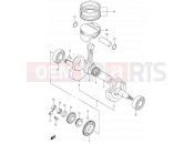 SUZUKI DR-Z400E K1 (2001) (E01) 7 - CRANKSHAFT
