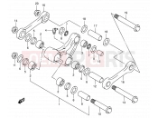 SUZUKI DR-Z400E K1 (2001) (E01) 54 - REAR CUSHION LEVER