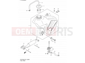 SUZUKI DR-Z400E K2 (2002) (E01) 36B - FUEL TANK (MODEL K2)