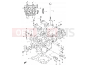 SUZUKI DR-Z400E K2 (2002) (E03,E28,E33) 2 - CYLINDER HEAD
