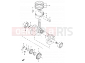SUZUKI DR-Z400E K2 (2002) (E03,E28,E33) 7A - CRANKSHAFT (MODEL K1/K2/K3/K4)