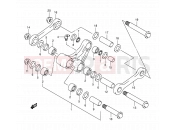 SUZUKI DR-Z400E K2 (2002) (E03,E28,E33) 54 - REAR CUSHION LEVER