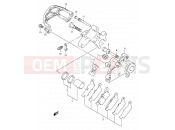 SUZUKI DR-Z400E K2 (2002) (E03,E28,E33) 56 - REAR CALIPER