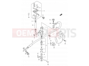 SUZUKI DR-Z400E K2 (2002) (E03,E28,E33) 57 - REAR MASTER CYLINDER