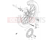 SUZUKI DR-Z400E K2 (2002) (E24) 49 - FRONT WHEEL
