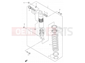SUZUKI DR-Z400E K2 (2002) (E24) 53 - REAR SHOCK ABSORBER (SEE NOTE)