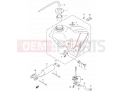 SUZUKI DR-Z400E K3 (2003) (E03,E28,E33) 37C - FUEL TANK (MODEL K3)