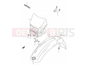 SUZUKI DR-Z400E K3 (2003) (E03,E28,E33) 39A - FRONT FENDER (MODEL K2/K3/K4)