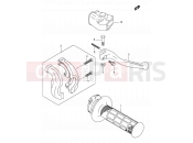 SUZUKI DR-Z400E K3 (2003) (E03,E28,E33) 41 - RIGHT HANDLE LEVER