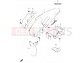 SUZUKI DR-Z400E K4 (2004) (E03,E28,E33) 44A - REAR FENDER (MODEL K4)