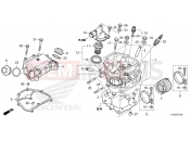 HONDA PIONEER 520 (SXS520MR) 2024 E-1 CYLINDER HEAD