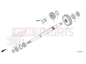 HONDA PIONEER 520 (SXS520MR) 2024 E-20 FINAL SHAFT