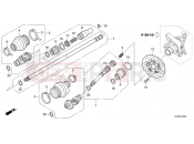 HONDA PIONEER 520 (SXS520MR) 2024 F-25 PROPELLER SHAFT