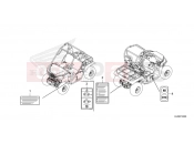 HONDA PIONEER 520 (SXS520MR) 2024 F-53 CAUTION LABEL
