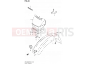 SUZUKI DR-Z400E K7 (2007) (E01) 43 - FRONT FENDER