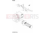 SUZUKI DR-Z400E K7 (2007) (E01) 48 - RIGHT HANDLE LEVER (E24)