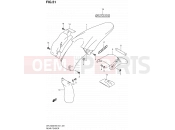 SUZUKI DR-Z400E K7 (2007) (E01) 51 - REAR FENDER (WITH OUT E24)