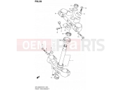 SUZUKI DR-Z400E K7 (2007) (E01) 56 - FRONT FORK BRACKET (E01,P37)