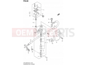 SUZUKI DR-Z400E K7 (2007) (E01) 68 - REAR MASTER CYLINDER