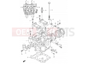 SUZUKI DR-Z400E K7 (2007) (E03,E28,E33) 3 - CYLINDER HEAD