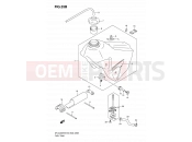 SUZUKI DR-Z400E K7 (2007) (E03,E28,E33) 35B - FUEL TANK (MODEL K7)