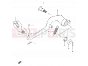SUZUKI DR-Z400E K7 (2007) (E03,E28,E33) 34 - REAR BRAKE