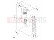 SUZUKI DR-Z400E K7 (2007) (E03,E28,E33) 50 - REAR SHOCK ABSORBER