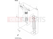 SUZUKI DR-Z400E K7 (2007) (E24) 63 - REAR SHOCK ABSORBER (E01,P37)