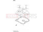 SUZUKI DR-Z400E K9 (2009) (E24) 2 - CYLINDER HEAD COVER