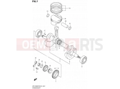 SUZUKI DR-Z400E K9 (2009) (E24) 7 - CRANKSHAFT