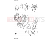 SUZUKI DR-Z400E L5 (2015) (E24) 112A - CRANKCASE COVER