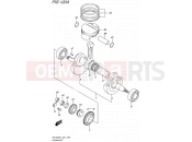 SUZUKI DR-Z400E L5 (2015) (E24) 120A - CRANKSHAFT