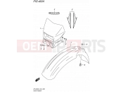 SUZUKI DR-Z400E L5 (2015) (E24) 460A - FRONT FENDER