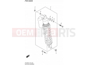 SUZUKI DR-Z400E L5 (2015) (E24) 545A - REAR SHOCK ABSORBER