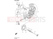 SUZUKI DR-Z400E L5 (2015) (E24) 550A - REAR WHEEL