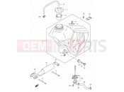 SUZUKI DR-Z400E Y (2000) (E01) 36 - FUEL TANK (MODEL Y)