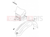 SUZUKI DR-Z400E Y (2000) (E01) 38C - FRONT FENDER (DR-Z400EK2/EK3/EK4 E24)