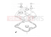 SUZUKI DR-Z400E Y (2000) (E03,E28,E33) 1A - CYLINDER HEAD COVER