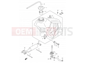 SUZUKI DR-Z400E Y (2000) (E03,E28,E33) 37 - FUEL TANK (MODEL Y)