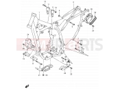 SUZUKI DR-Z400E Y (2000) (E03,E28,E33) 34 - FRAME