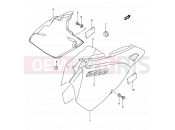 SUZUKI DR-Z400E Y (2000) (E03,E28,E33) 38 - FRAME COVER (MODEL Y/K1/K2)