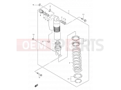 SUZUKI DR-Z400E Y (2000) (E03,E28,E33) 53 - REAR SHOCK ABSORBER