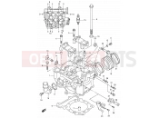 SUZUKI DR-Z400E Y (2000) (E24) 2 - CYLINDER HEAD