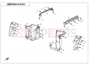 CFMOTO UFORCE 1000 (CF1000UTR-3) REAR PLASTICS - F04-5-V1